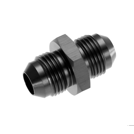Redhorse -06 AN Male, Union Straight, Without O-Ring, Aluminum, Black, Single 815-06-2